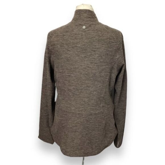 Yogalicious Lux Women’s Full Zip Performance Jacket, Mocha, size XXL - Picture 4 of 8